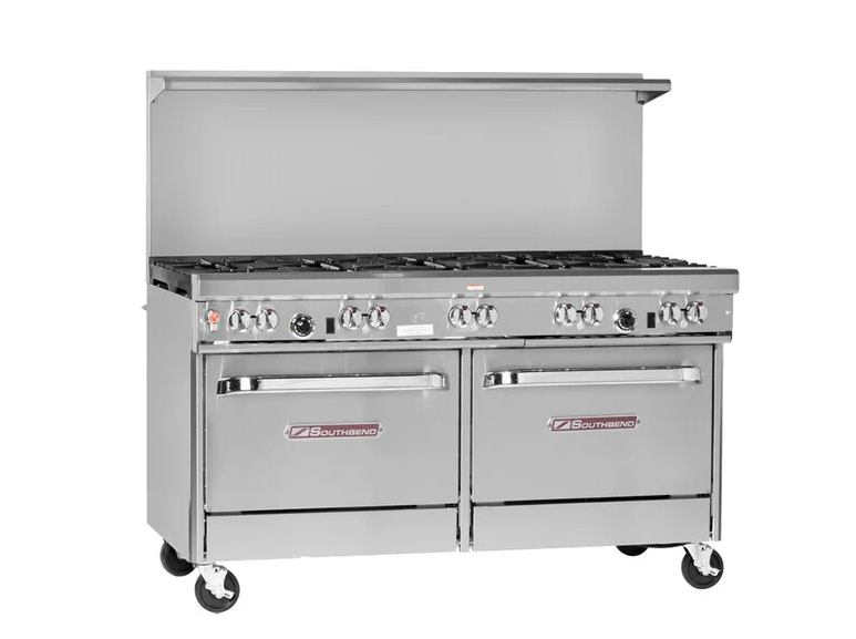 Southbend Ultimate 60" Gas Range, Right Manual Griddle, Oven Base 336k BTUs (M.4601DD-2GR)
