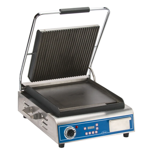 Globe Deluxe Electric Sandwich Grill Combo Plate (M.GPGS14D)