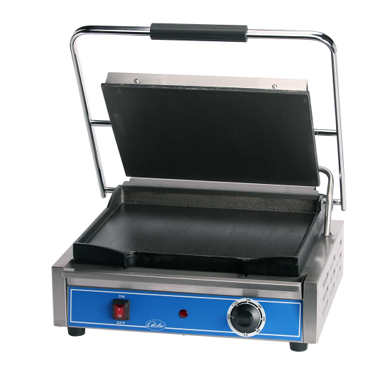 Globe Electric Sandwich Grill Smooth Plate (M.GSG1410)