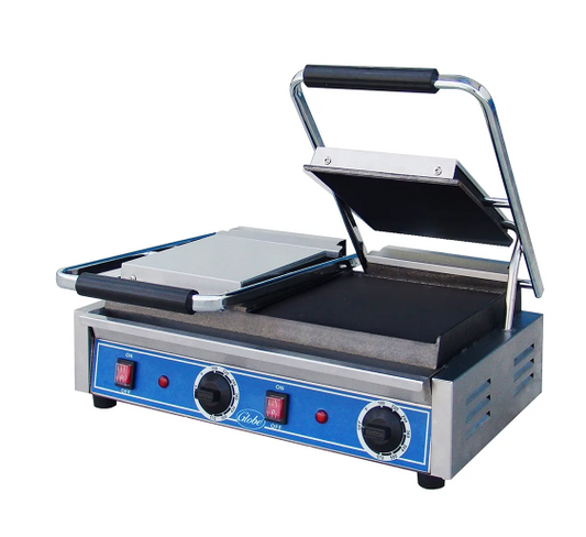 Globe Double Electric Sandwich Grill Smooth Plate (M.GSGDUE10)