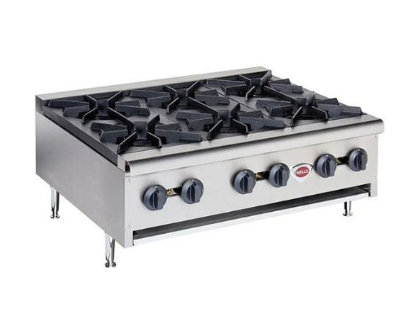 Wells 36" Countertop Gas Hotplate (M.HDHP-3630G)