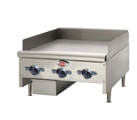 Wells 36" Countertop Gas Griddle - Thermostatic (M.HDTG-3630G)