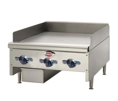 Wells 48" Countertop Gas Griddle - Thermostatic (M.HDTG-4830G)