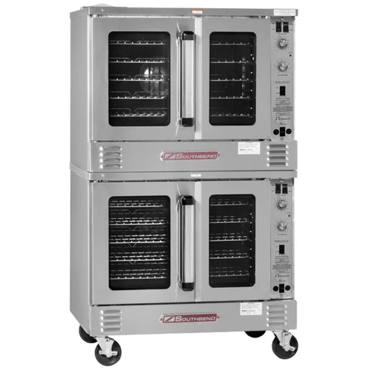 SOUTHBEND DOUBLE CONVECTION OVEN W/CASTERS, NATURAL GAS (M.PCG100S/SD)