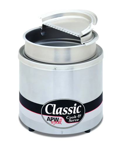 APW Wyott Classic Insulated Round Cooker/Server 7qt. (M.RCW-7)