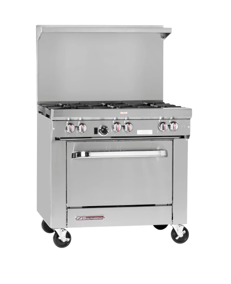 Southbend S-Series 36" Range, Convection Oven Base, 6 Burner (M.S36A)