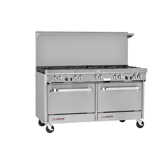 Southbend S-Series 60" Gas Range, 24" Manual Griddle Right, 6 Burners, Standard Oven Bases (M.S60DD-2GR)