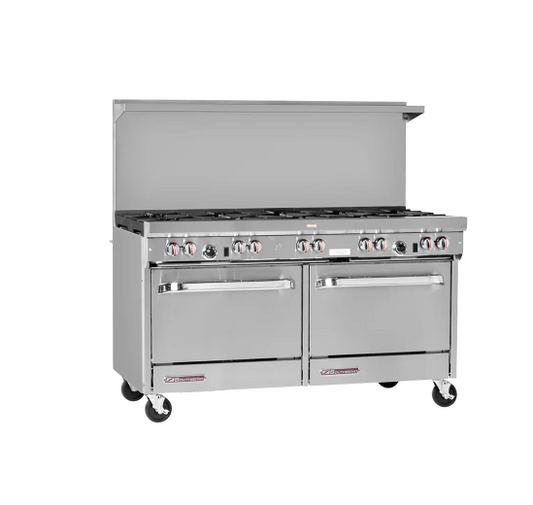 Southbend S-Series 60" Gas Range, 24" Manual Griddle Right, 6 Burners, Standard Oven Bases (M.S60DD-2GR)