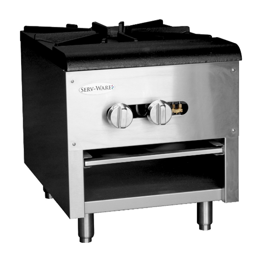 SERV-WARE SSSP-1 STOCK POT RANGE SINGLE NAT GAS 110,000 BTU (M.SSSP-1)