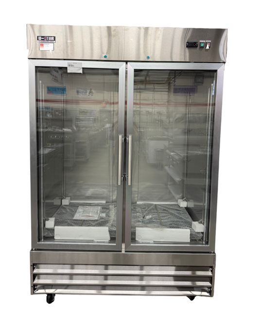 U-STAR 2 GLASS DOOR REFRIGERATOR (M.USRF-2D-G)